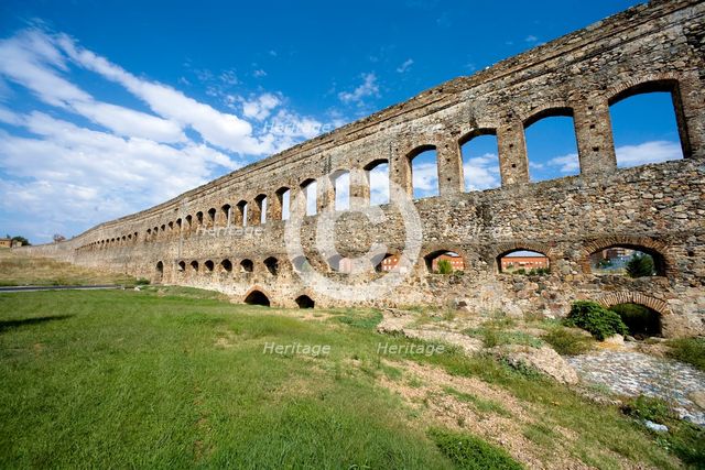 Los Milagros Aqueduct, Merida, Spain. Creator: Samuel Magal.