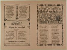 Los nuevos versos de Carlos Coronado (The New Verses by Carlos Coronado), 1910. Creator: José Guadalupe Posada
