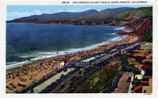 Los Angeles County Beach, Santa Monica, California, USA, 1931