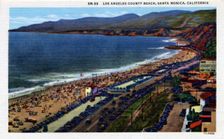 Los Angeles County Beach, Santa Monica, California, USA, 1931