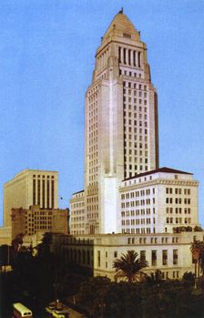 Los Angeles City Hall, California, USA, 1953