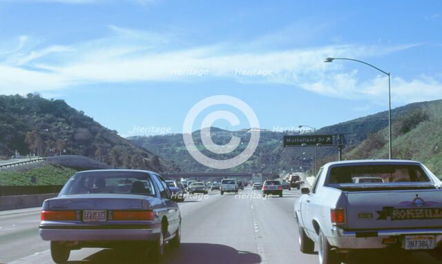 Los Angeles Freeway, 1989 . Artist: Unknown.