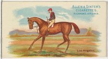 Los Angeles, from The World's Racers series (N32) for Allen & Ginter Cigarettes, 1888. Creator: Allen & Ginter