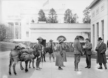 Los Angeles Hikers Who Brought White Plague Cure To President Wilson, at White House, 1914. Creator: Harris & Ewing