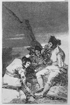 Los Caprichos, series of etchings by Francisco de Goya (1746-1828), plate 11: Muchachos al avío'…