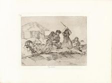 Los Desastres de la Guerra (The Disasters of War), Plate 28: Populacho (Rabble), 1810s. Creator: Goya, Francisco, de (1746-1828)
