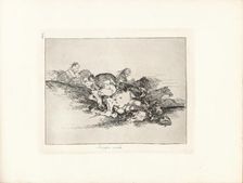 Los Desastres de la Guerra (The Disasters of War), Plate 8: Siempre sucede (This always..., 1810s. Creator: Goya, Francisco, de (1746-1828)