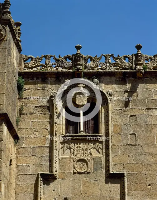 Los Golfines de Abajo Palace, Caceres, Spain, 15th century (2003). Creator: LTL.