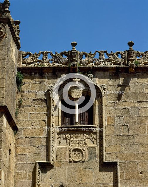 Los Golfines de Abajo Palace, Caceres, Spain, 15th century (2003). Creator: LTL.