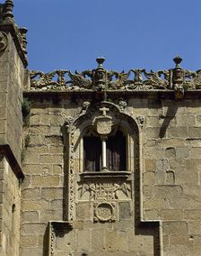 Los Golfines de Abajo Palace, Caceres, Spain, 15th century (2003). Creator: LTL