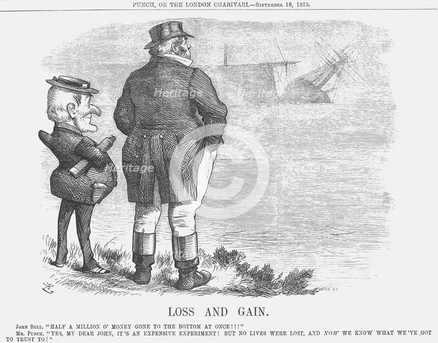 'Loss and Gain', 1875. Creator: Joseph Swain.