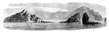 Loss of the Megaera: the island of St. Paul, from the sea, 1871. Creator: Unknown
