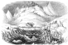 Loss of the Schooner "Archus", loaded with Silver-Lead Ore, on the Coast of Greenland, 1856. Creator: Unknown