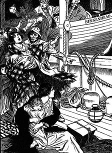 Loss of the troopship Birkenhead South Africa, 1852 (early 20th century)