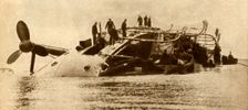 Loss of H.M.S. Gladiator 1908, (1933). Creator: R Norton