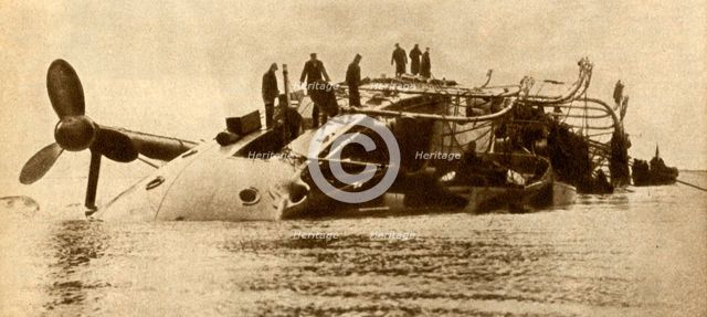 'Loss of H.M.S. Gladiator', 1908, (1933). Creator: R Norton.