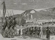 Loss of Rosas, War of Roussillon, (1793-1795), 1851. Creator: Unknown