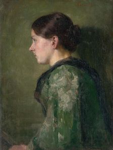 Lost in Thought, 1897. Creator: Jozef Hanula