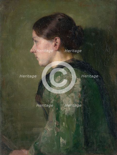 Lost in Thought, 1897. Creator: Jozef Hanula.