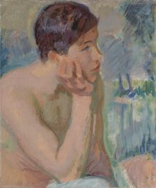 Lost in Thoughts, 1922-1923. Creator: Magnus Enckell