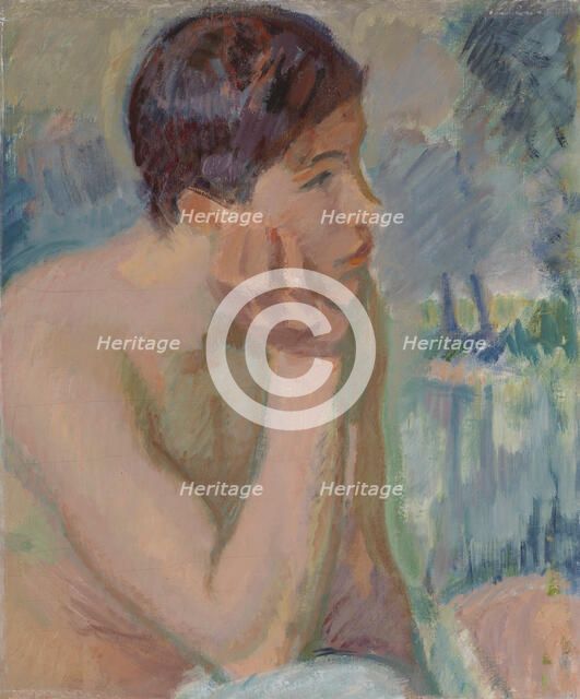 Lost in Thoughts, 1922-1923. Creator: Magnus Enckell.