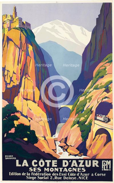 La Côte d'Azur, c1930. Creator: Broders, Roger (1883-1953).