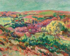 La côte face au pont Charraud (Coast Facing Charrault Bridge), c1915. Creator: Guillaumin, Jean-Baptiste Armand (1841-1927)