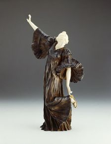 La Cothurne (Tragic Pose from Le Jeu d'escharpe), France, modeled 1895 (cast 1900). Creator: Agathon Léonard