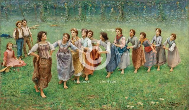 La Coda del Diavolo, End of 1880s. Creator: Zonaro, Fausto (1854-1929).