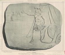 La colére d'Agamemnon, 19th century. Creator: Honore Daumier