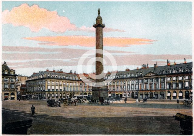 La Colonne Vendome, Paris, c1900. Artist: Unknown