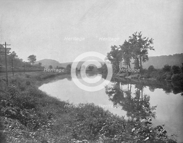 'La Colle (looking west), Pennsylvania Railroad', c1897. Creator: Unknown.