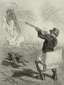 La Comédie politique, 1859. Creator: Félicien Rops