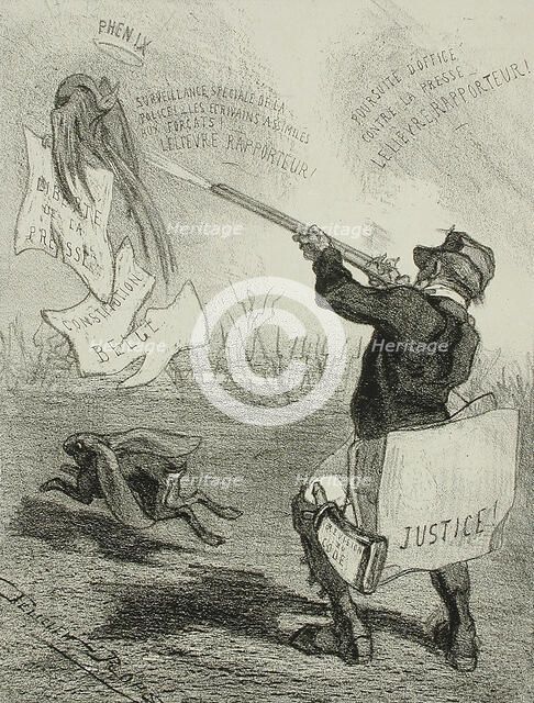 La Comédie politique, 1859. Creator: Félicien Rops.
