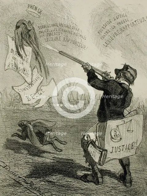 La Comédie politique, 1859. Creator: Félicien Rops.
