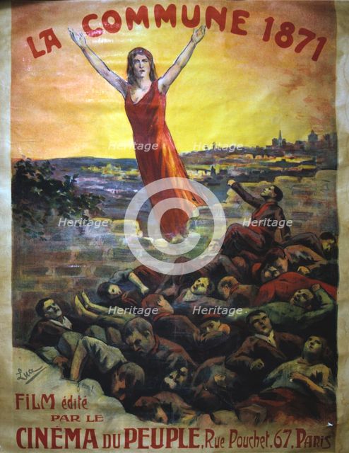 'La Commune 1871', cinema poster. Artist: Unknown