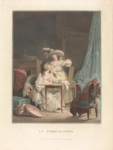 La Comparaison, 1786. Creator: Jean Francois Janinet