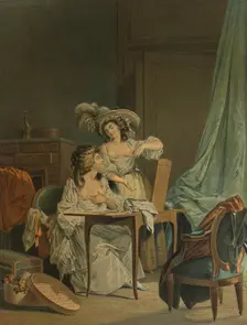 La Comparaison (Comparison), 1786, (1913). Artist: Jean Francois Janinet