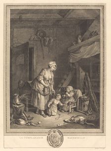 La Complaisance maternelle, 1776. Creator: Nicolas Delaunay