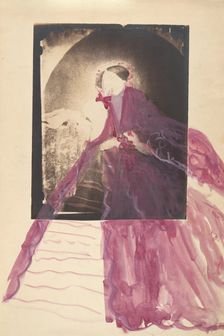 [La Comtesse at Table with Hand to Face], 1860s. Creator: Pierre-Louis Pierson