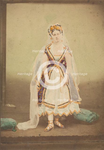 [La Comtesse in robe de piqué‚ or as Judith (?)], 1860s. Creator: Pierre-Louis Pierson.