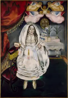 La comulgante (Girl at Her First Communion), 1914-1919
