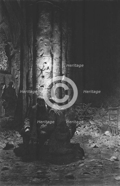 'La confession du soldat au soldat', 1916. Creator: J Simont.