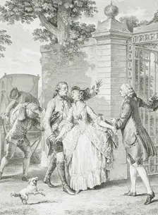 La Confiance des belles âmes, 1777. Creator: Antoine Jean Duclos