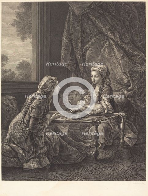 La Confidence, c. 1774/1775. Creator: Jacques Firmin Beauvarlet.