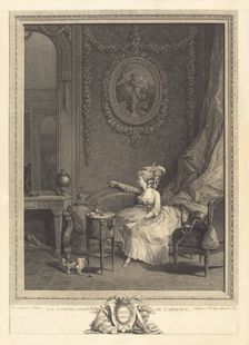 La Consolation de l'absence, 1785. Creator: Nicolas Delaunay