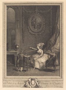 La Consolation de l'absence, 1785. Creator: Nicolas Delaunay