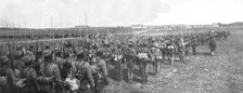 La conquete du Cameroun.--Entrée solenne des troupes anglo-francaises a Garoua..., 1915. Creator: Unknown