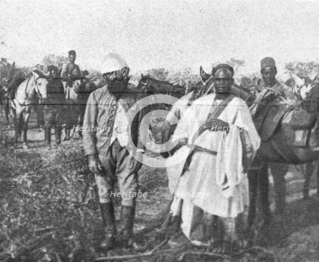 'La conquete du Cameroun; le capitaine Godard, tue a Yamboutou, le 13 fevrier 1915..., 1915. Creator: Unknown.