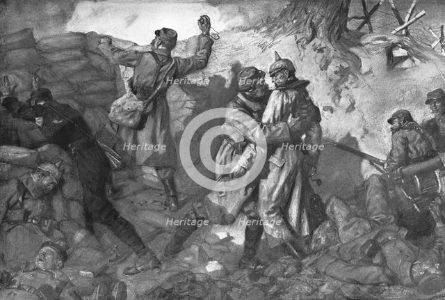 ''La conquete du massif de Lorette; un corps a corps dans un fortin', 1915. Creator: Unknown.